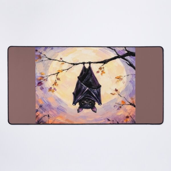 Item preview, Cute Bat Hanging On Branch Artwork  designed and sold by NivyasArtistry.