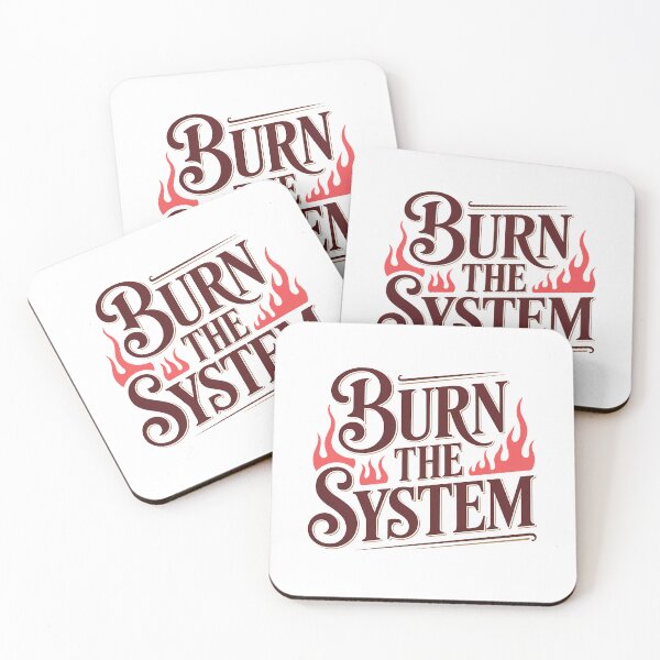 Item preview, Burn the System — Anti Capitalism Meme Political Design designed and sold by LoFizzy.