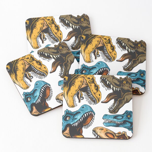 Item preview, Roaring Dinosaur Heads designed and sold by Structure-Blue.