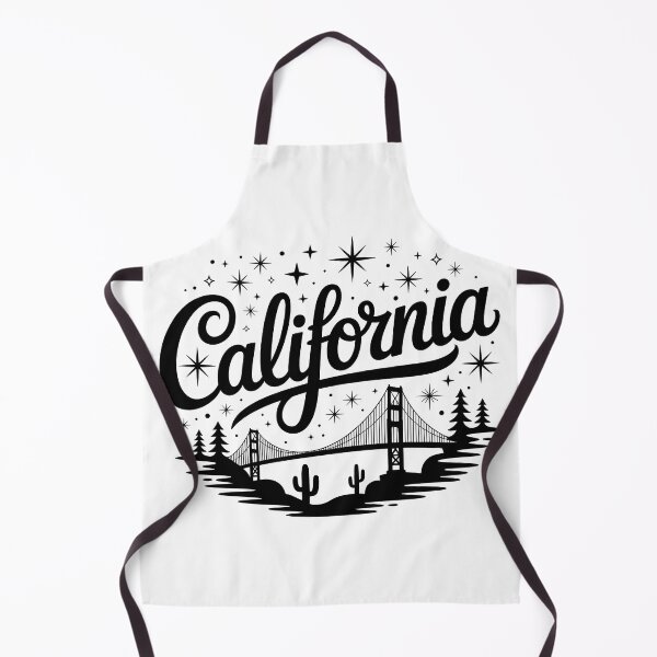 Item preview, California Script Golden Gate Bridge Retro Stars designed and sold by LoFizzy.