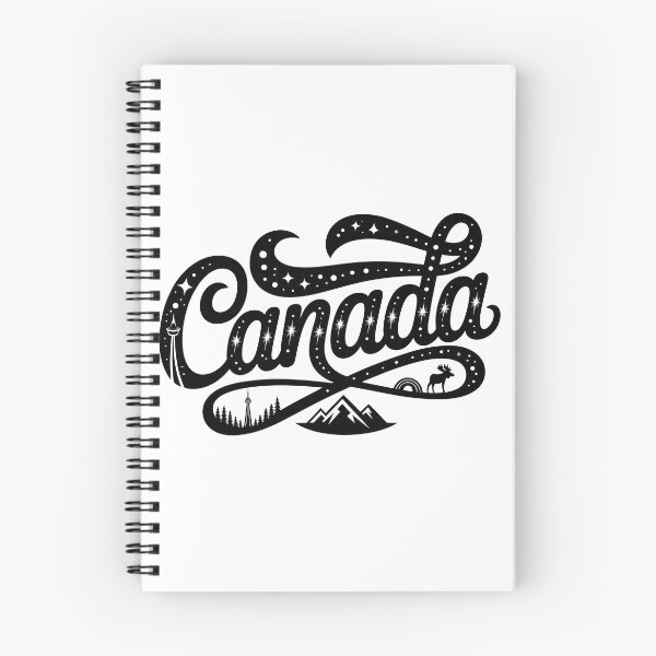 Item preview, Canada Script Lettering Moose Mountains Retro designed and sold by LoFizzy.