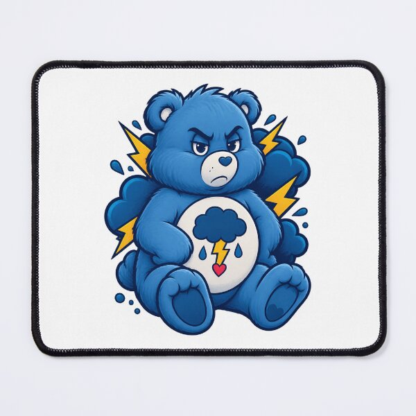 Item preview, Grumpy Bear Illustration Cute Angry Animal Art Design PERFECT GIFT FOR YOU AND FRIENDS designed and sold by Atif Hussain.