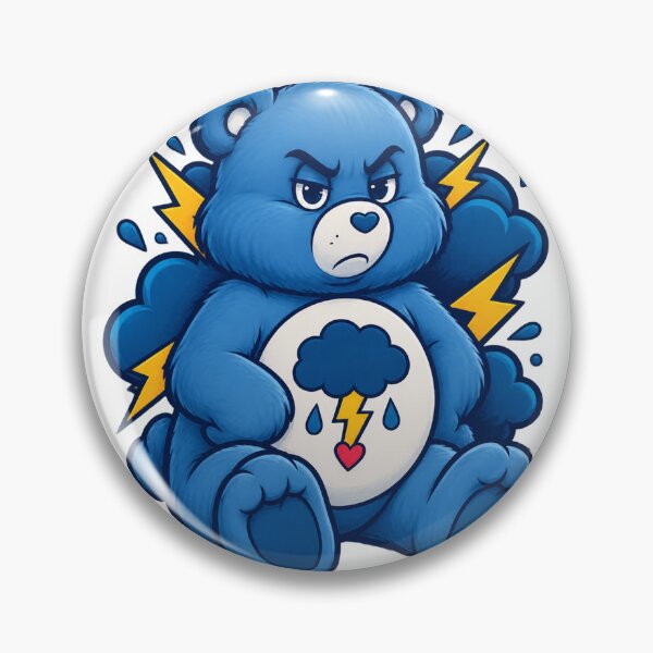 Item preview, Grumpy Bear Illustration Cute Angry Animal Art Design PERFECT GIFT FOR YOU AND FRIENDS designed and sold by Atif Hussain.
