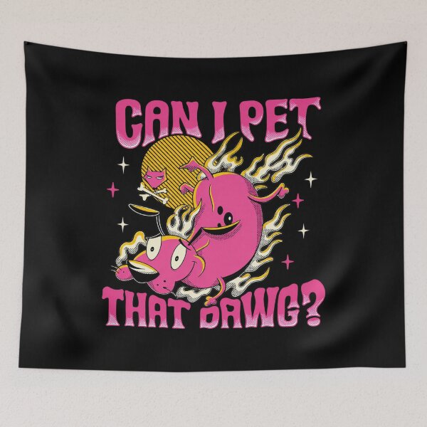 Item preview, Can I Pet That Dawg Funny Cartoon Dog designed and sold by amit-nyb.