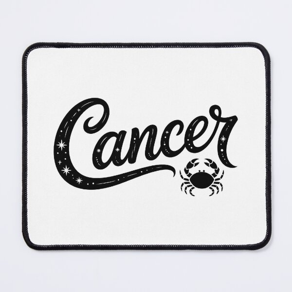 Item preview, Cancer Zodiac Sign Starry Script Lettering designed and sold by LoFizzy.