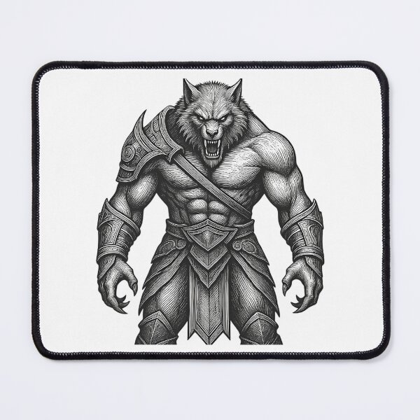 Item preview, Werewolf Ripping Into The Night T-Shirt Vintage Werewolf Warrior Gift Gothic Horror Monster Graphic Tee Full Moon Wolf Art designed and sold by ayde-inston.