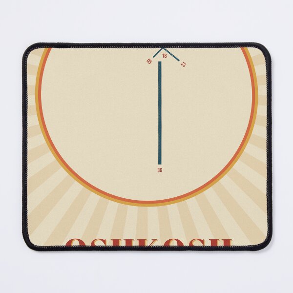 Item preview, Oshkosh OSH Airport Runway Map, Retro Print designed and sold by RetroFlightArt.