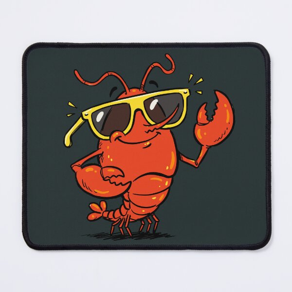Item preview, Cool Lobster wearing Sunglasses - Funny Summer Mascot Clipart for T-Shirts & Stickers designed and sold by ElegantOutlines.
