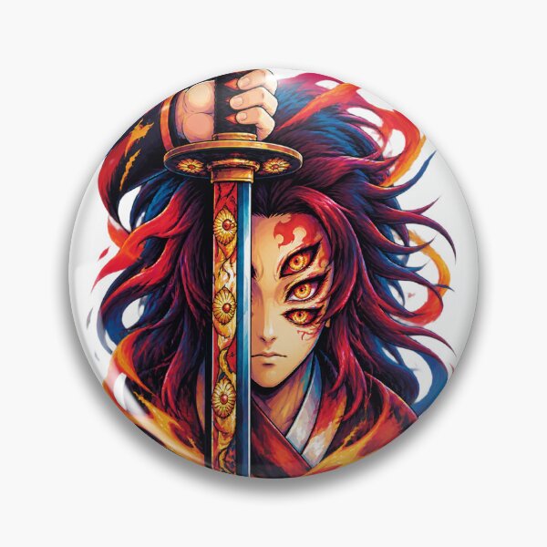 Item preview, Demon Slayer Inspired Kokushibo WPAP Art - Vibrant Geometric Anime Design PERFECT GIFT FOR YOU AND FRIENDS designed and sold by kikoutkd.