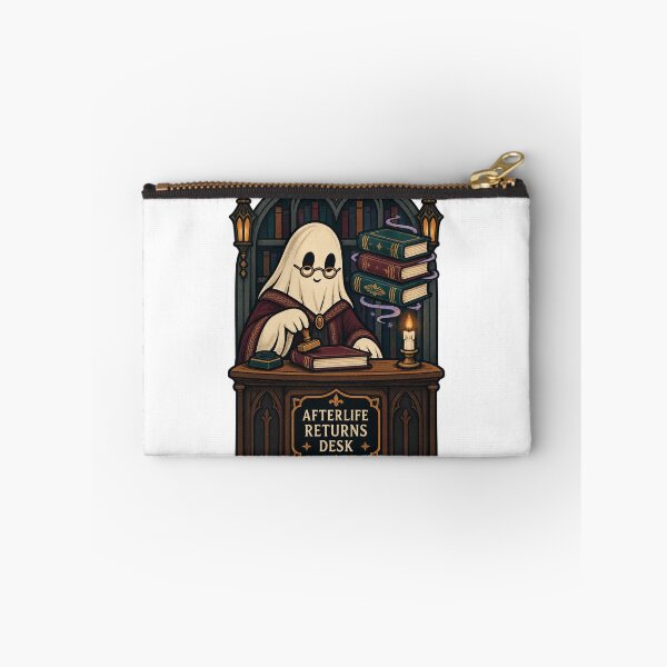Item preview, Afterlife Returns Desk Ghost Library Halloween designed and sold by gallleriaworld.