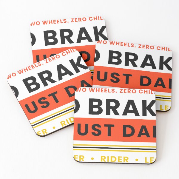 Item preview, No Brakes Just Dad - Two Wheels Zero Chill Biker Father Gift designed and sold by MAC Studio Wear.