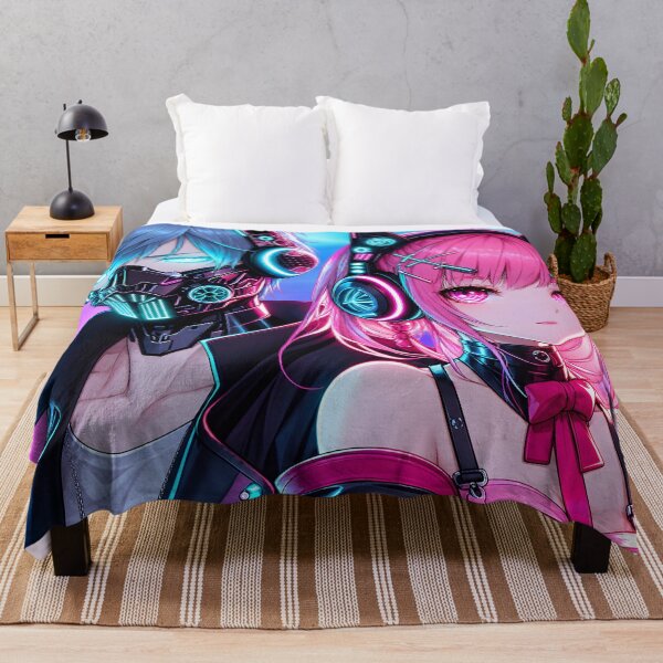 Item preview, Cyberpunk Anime Couple designed and sold by zakvisuals.