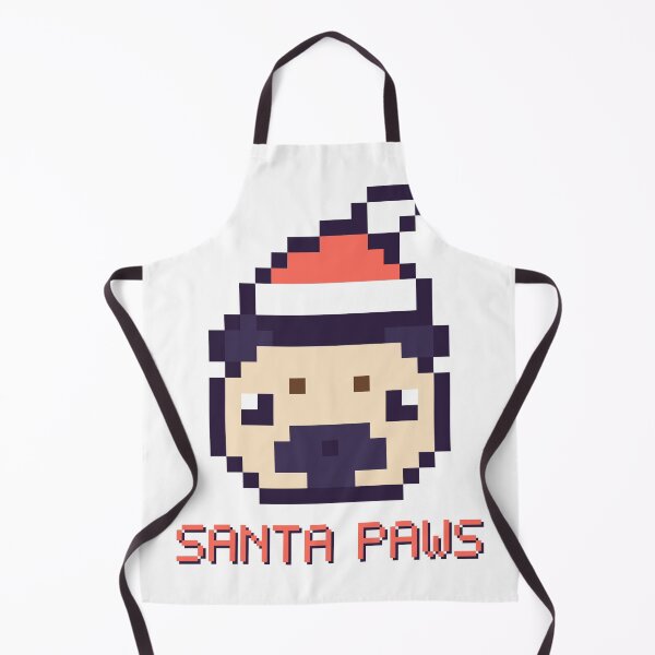 Item preview, Santa Paws Pug Christmas designed and sold by Pixel Pantry.