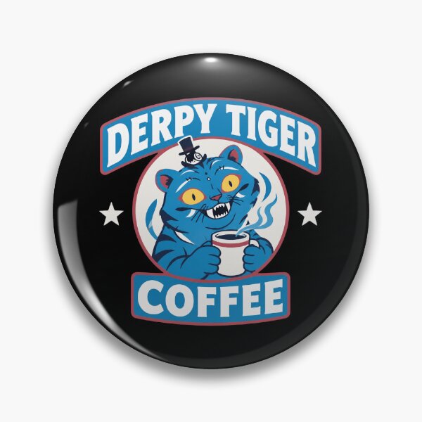 Artikelvorschau, Derpy Tiger Coffee entworfen und verkauft von Patriciabom95.