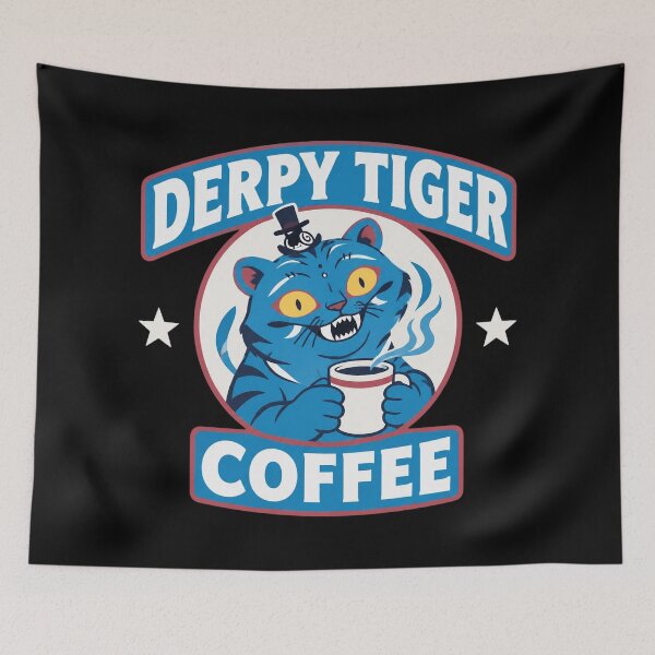 Item preview, Derpy Tiger Coffee designed and sold by Patriciabom95.
