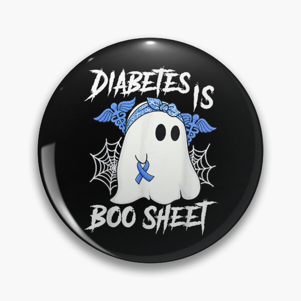 Item preview, Diabetes is Boo Sheet Halloween Ghost Diabetes Awareness designed and sold by Phil Ben.