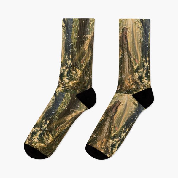 Item preview, A beautiful Dryad emerging gracefully from the trunk of an ancient oak tree within an enchanted forest bursting with life, Fantasy & Mythological Creatures designed and sold by CDC40.