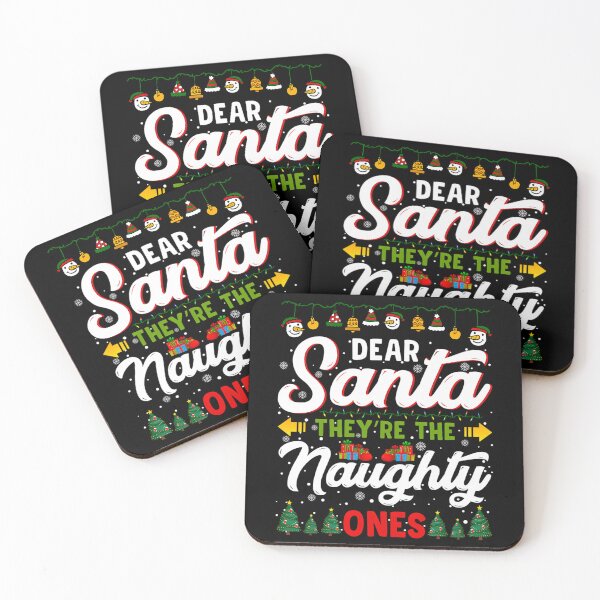 Item preview, Christmas Couple Claus Dear Santa They Are The Naughty Ones designed and sold by busch-delaine.