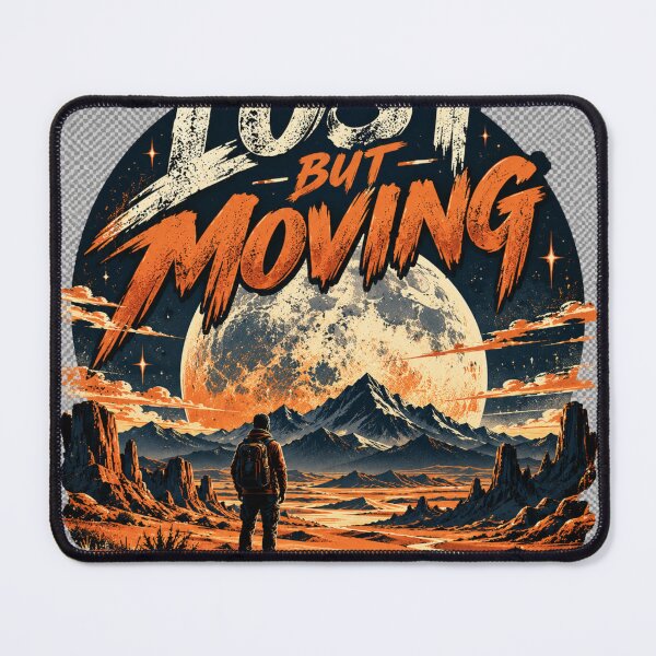 Item preview, Lost But Moving Moonlit Desert Journey designed and sold by CodePaws Creations.