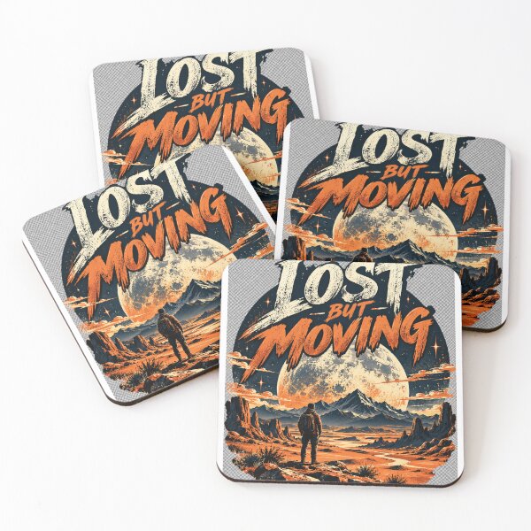 Item preview, Lost But Moving Moonlit Desert Journey designed and sold by CodePaws Creations.