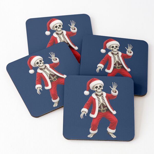 Item preview, Funny Dancing Christmas Skeleton in Santa Suit  designed and sold by SweetLilith.
