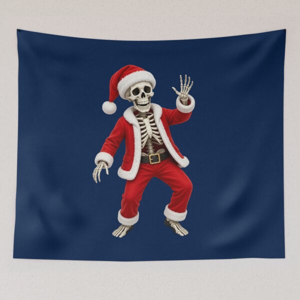 Item preview, Funny Dancing Christmas Skeleton in Santa Suit  designed and sold by SweetLilith.
