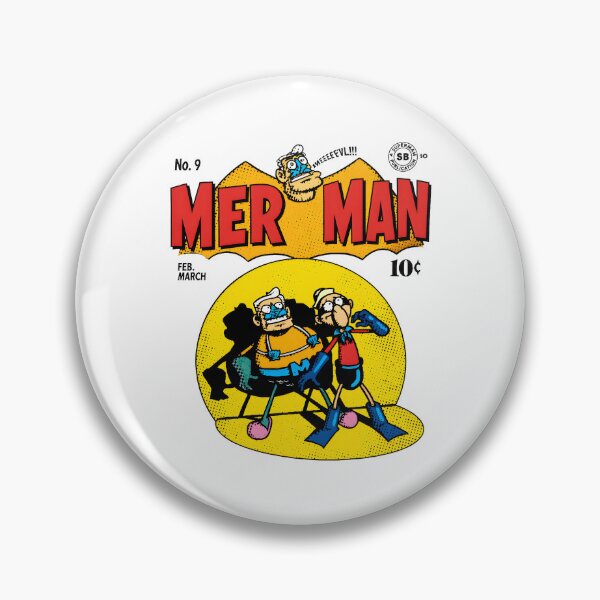 Item preview, Retro MerMan Comic Style Funny designed and sold by WatercolorWhis.