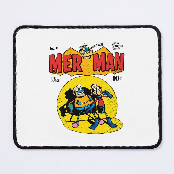 Item preview, Retro MerMan Comic Style Funny designed and sold by WatercolorWhis.