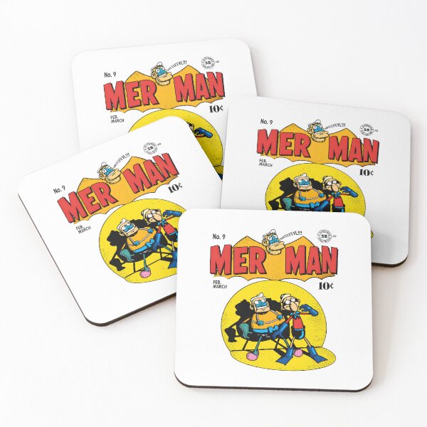 Item preview, Retro MerMan Comic Style Funny designed and sold by WatercolorWhis.