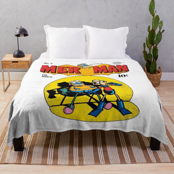 Item preview, Retro MerMan Comic Style Funny designed and sold by WatercolorWhis.