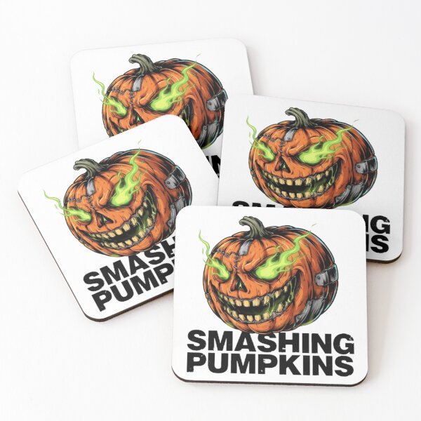 Item preview, Smashing Pumpkins Cyberpunk Evil Halloween Pumpkin designed and sold by smartlogo_factory.