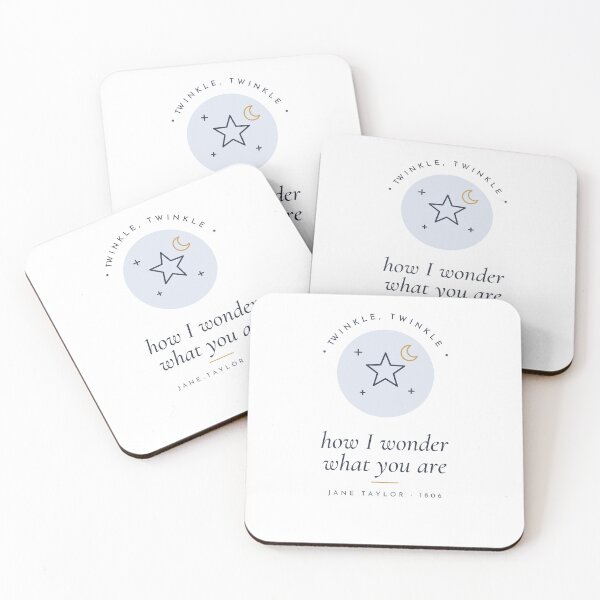 Item preview, How I Wonder What You Are Minimal Star designed and sold by CataRedBubble.