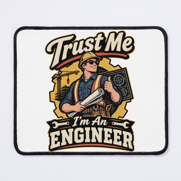 Item preview, Trust Me I'm An Engineer Funny and Clever Design for Engineering Enthusiasts LIMITED EDITION designed and sold by NumandisArt.