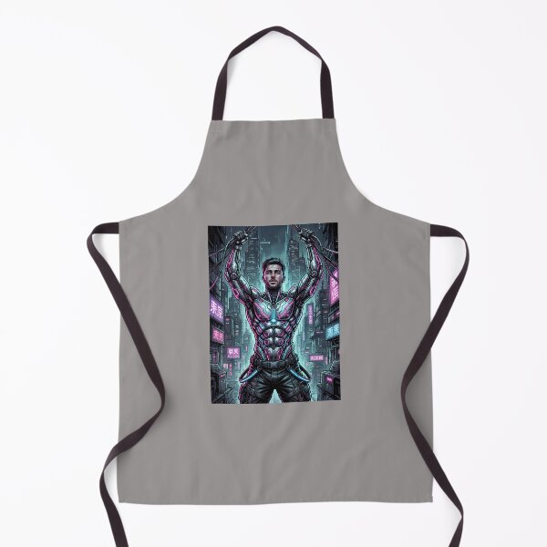 Item preview, Retrato de hombre musculoso entrenando en pose intensa-16 designed and sold by hallahanjosi.
