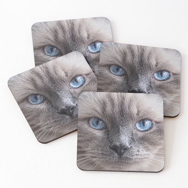 Item preview, Hypnotic Blue Eyes - Beautiful Ragdoll Cat - Spiral Notebook designed and sold by TeeBeeDesigns.