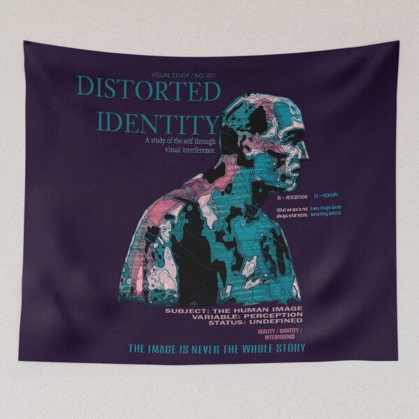 Item preview, Copy of Distorted Identity – Surreal Human Portrait designed and sold by mennawagih7.