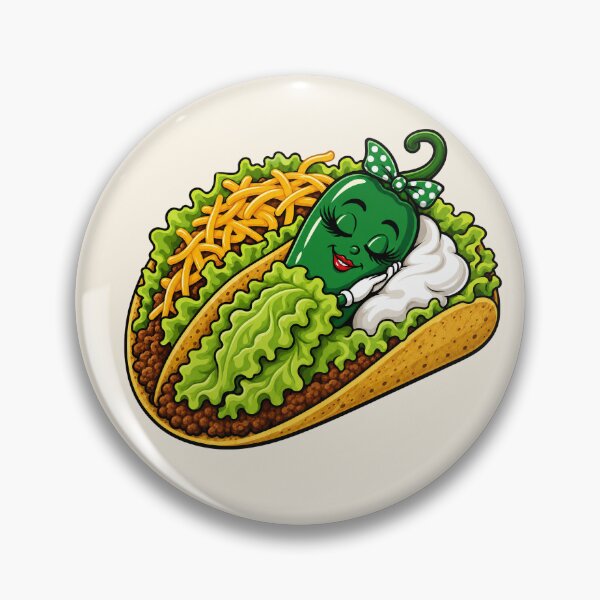 Item preview, Cute Sleeping Jalapeno designed and sold by Rosie's Wildflower Boutique.