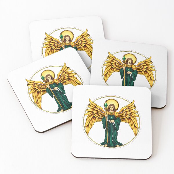 Item preview, Archangel Raphael Healing Staff | Gold Illuminated designed and sold by Midnight Sigil.