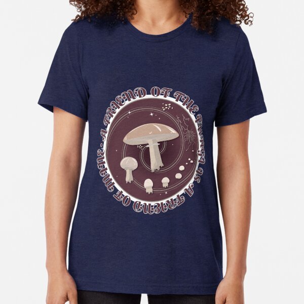 A Friend of the Fungi is a Friend of Mine, Mushroom Life Cycle design. Tri-blend T-Shirt