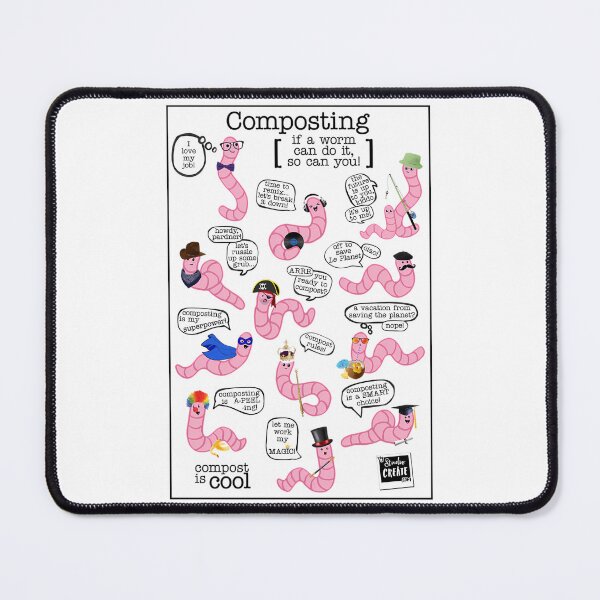Item preview, Compost Worms designed and sold by boykin-wen.