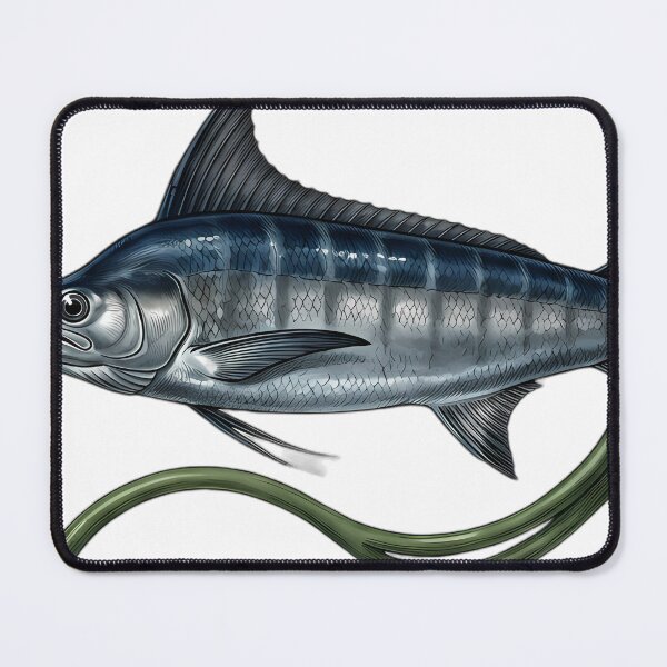Item preview, Vintage Naturalist Blue Marlin — Antique Fish Art Print designed and sold by Catch333.