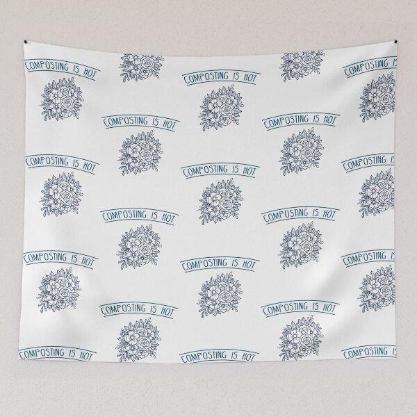 Item preview, Composting Is Hot - Flowers designed and sold by boykin-wen.