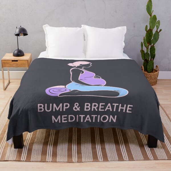 Item preview, Bump And Breathe Meditation Pink Purple Blue designed and sold by 108stillness.