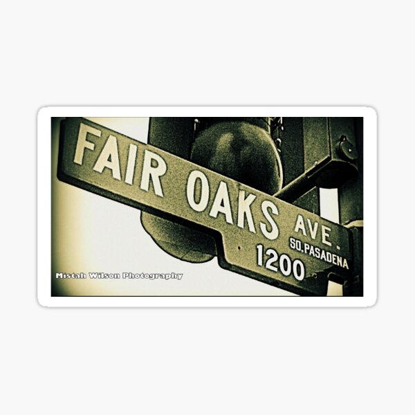 Item preview, Fair Oaks Avenue, South Pasadena, California by Mistah Wilson designed and sold by Mistah Wilson.
