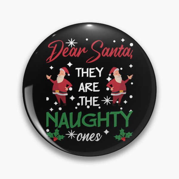 Item preview, Dear Santa Naughty Christmas Couple Claus designed and sold by busch-delaine.