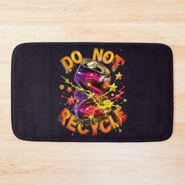 Item preview, Do Not Recycle Crushed Soda Can designed and sold by CloudyCatArt.