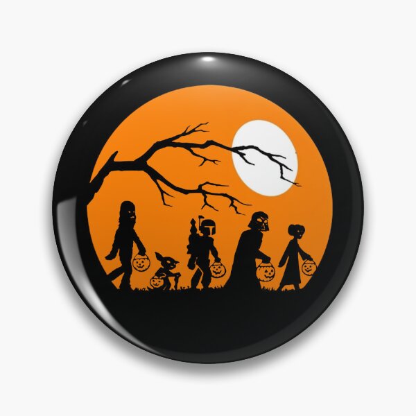 Item preview, Star Wars Moon Silhouette Trick or Treat Halloween designed and sold by Moonifillst.