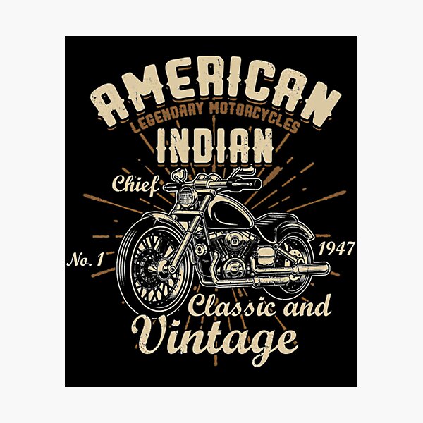 Item preview, American Legendary Motorcycles Indian Chief No 1 1947 Classic And Vintage designed and sold by dumas-ka.