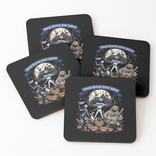 Item preview, Dodgers Nightmare Before Christmas Retro Fan Tribute designed and sold by InnerAssemply.