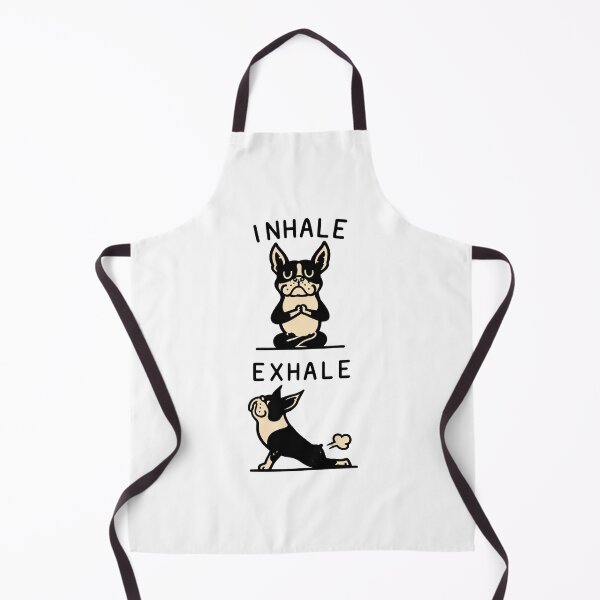 Item preview, Inhale Exhale Boston Terrier Relaxation Design for Dog Lovers designed and sold by SpiritChuu.